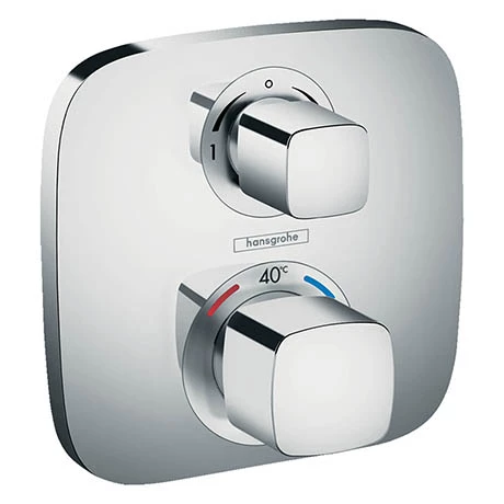 Hansgrohe Ecostat E Thermostat 2 Function Concealed Finish Set - 15708000 1 Hansgrohe Ecostat E Thermostat 2 Function Concealed Finish Set - 15708000