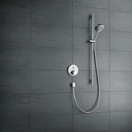 Hansgrohe ShowerSelect S Thermostatic Mixer for Concealed Installation for 1 Outlet - 15744000 3 Hansgrohe ShowerSelect S Thermostatic Mixer for Concealed Installation for 1 Outlet - 15744000 - Image 3
