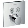 Hansgrohe ShowerSelect Thermostatic Mixer for Concealed Installation for 2 Outlets - Chrome - 15763000