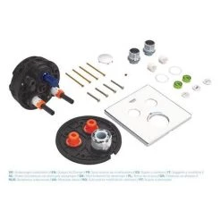 Grohe Grohtherm SmartControl Thermostat Square 2 Outlet Concealed Mixer Trim - 29124000 9 Grohe Grohtherm SmartControl Thermostat Square 2 Outlet Concealed Mixer Trim - 29124000 -Concealed Shower Valves Sales 29124000 D4 460