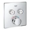 Grohe Grohtherm SmartControl Thermostat Square 2 Outlet Concealed Mixer Trim - 29124000