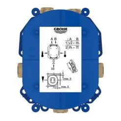 Grohe Rapido T Universal Concealed Thermostatic Mixer - 35500000 -Concealed Shower Valves Sales 35500000 D3 460
