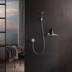 Keuco Ixmo Solo Round Thermostatic Shower Mixer Valve - Chrome -Concealed Shower Valves Sales 59554010021 D3 460