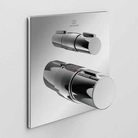 Ideal Standard Ceratherm C100 Chrome Built-In Thermostatic 1 Outlet Square Shower Mixer + Easybox 3 Ideal Standard Ceratherm C100 Chrome Built-In Thermostatic 1 Outlet Square Shower Mixer + Easybox - Image 3