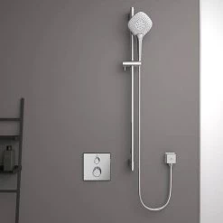 Ideal Standard Ceratherm Navigo Chrome Built-In Thermostatic 1 Outlet Square Shower Mixer + Easybox -Concealed Shower Valves Sales A7301AA A1000NU D4 460