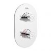 Bristan - Artisan Thermostatic Recessed Dual Control Valve with Integral Diverter - AR3-SHCDIV-C