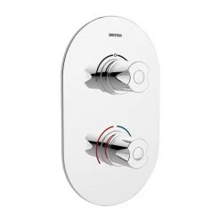 Bristan - Artisan Thermostatic Recessed Dual Control Valve with Integral Diverter - AR3-SHCDIV-C