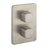 Crosswater - Atoll/Glide II/Marvel Crossbox 2 Outlet Trim & Levers - Brushed Stainless Steel