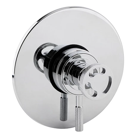 Arezzo Chrome Industrial Style Concealed Dual Shower Valve 1 Arezzo Chrome Industrial Style Concealed Dual Shower Valve