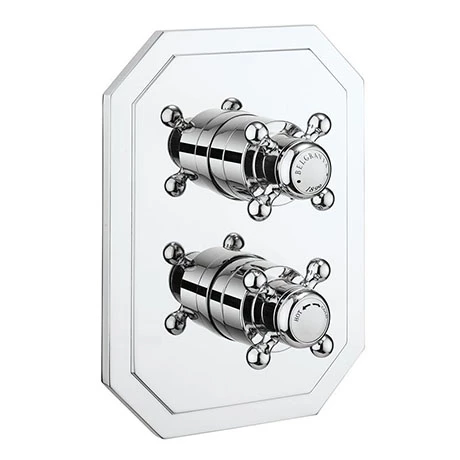Crosswater Belgravia Chrome Crossbox 3 Outlet Trim Set 1 Crosswater Belgravia Chrome Crossbox 3 Outlet Trim Set