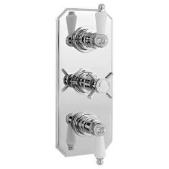 Ultra Traditional Concealed Thermostatic Triple Shower Valve with Diverter