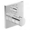 Duravit C.1 Square Thermostatic Shower Mixer with Diverter for Concealed Installation - Chrome - C14200013010