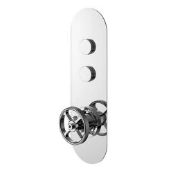 Hudson Reed Revolution Industrial Two Outlet Push-Button Shower Valve - CPB4311