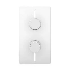 Cruze Twin Round Concealed Shower Valve with Diverter - Chrome -Concealed Shower Valves Sales CRSVC01D d5 460