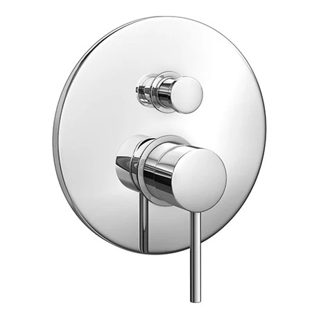 Cruze Modern Concealed Manual Shower Valve with Diverter - Chrome 1 Cruze Modern Concealed Manual Shower Valve with Diverter - Chrome