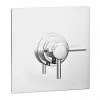 Orion Square Dual Concealed Thermostatic Shower Valve - Chrome