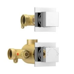 Milan Concealed Individual Stop Tap + Thermostatic Control Shower Valve -Concealed Shower Valves Sales EG AZ 36AS d4 460