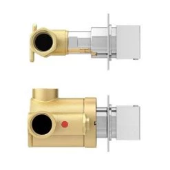 Milan Concealed Individual Stop Tap + Thermostatic Control Shower Valve -Concealed Shower Valves Sales EG AZ 36AS d5 460