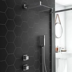 Milan Concealed Individual Diverter + Thermostatic Control Shower Valve -Concealed Shower Valves Sales EG AZ 39AS d4 460