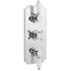 Nuie Edwardian Triple Concealed Thermostatic Shower Valve - ITY317