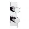 Crosswater - Kai Lever Concealed Thermostatic Shower Valve with Slim Backplate - KL1000RC-VS