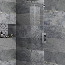 Milan Modern Square Concealed Twin Shower Valve - Chrome -Concealed Shower Valves Sales MISVC01 nw d5 460