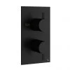 Crosswater MPRO Thermostatic Bath Shower Valve - Matt Black - PRO1500RM+
