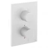 Crosswater - Matt White MPRO Crossbox 3 Outlet Trim & Levers Finishing Kit