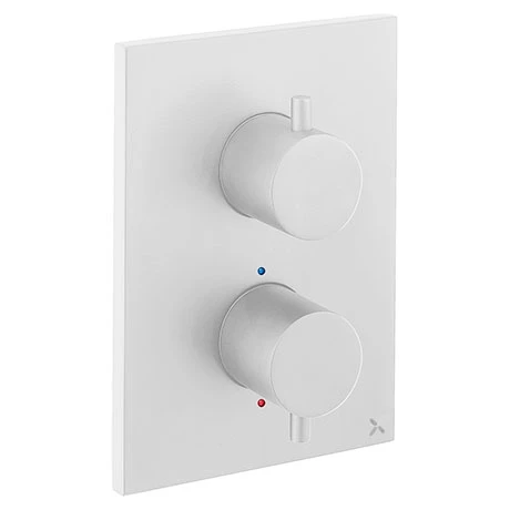 Crosswater - Matt White MPRO Crossbox 2 Outlet Multi-flow Trim & Levers Finishing Kit 1 Crosswater - Matt White MPRO Crossbox 2 Outlet Multi-flow Trim & Levers Finishing Kit