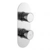 Hudson Reed Round Twin Concealed Thermostatic Shower Valve - RNDTW01