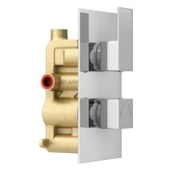Summit Twin Concealed Thermostatic Shower Valve - Chrome -Concealed Shower Valves Sales SCTTSV n d5 460