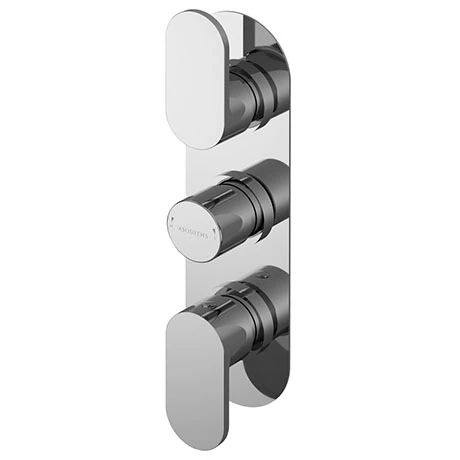 Asquiths Solitude Triple Concealed Shower Valve With Diverter - SHB5117 1 Asquiths Solitude Triple Concealed Shower Valve With Diverter - SHB5117