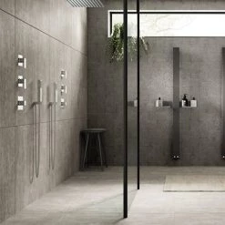 Asquiths Tranquil Concealed 2 / 3 / 4 / Way Diverter - SHD5122 -Concealed Shower Valves Sales SHD5122 d2 460