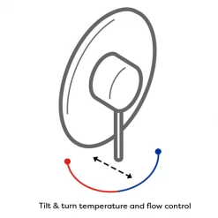 Roper Rhodes Storm Manual Mixer Valve - T221702 -Concealed Shower Valves Sales T221702 n d1 460