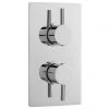 Ultra Quest Rectangular Twin Shower with Built-in Diverter - QUEV52