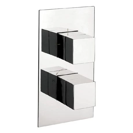 Crosswater - Water Square Thermostatic Shower Valve with 3 Way Diverter - WS2500RC 1 Crosswater - Water Square Thermostatic Shower Valve with 3 Way Diverter - WS2500RC
