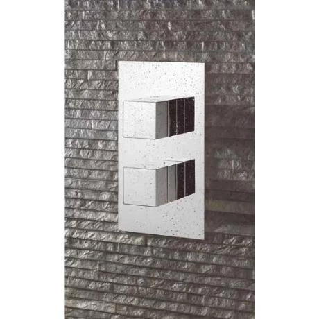 Crosswater - Water Square Thermostatic Shower Valve with 3 Way Diverter - WS2500RC 2 Crosswater - Water Square Thermostatic Shower Valve with 3 Way Diverter - WS2500RC - Image 2